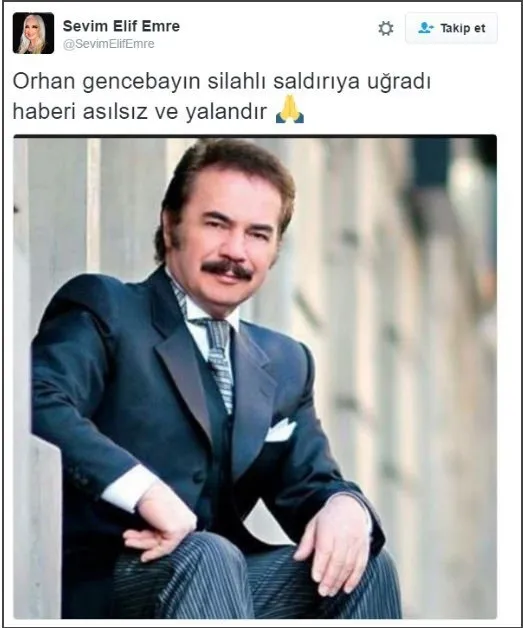 Silahlı saldırı iddialarına Orhan Gencebay'ın eşi yanıt verdi - 1