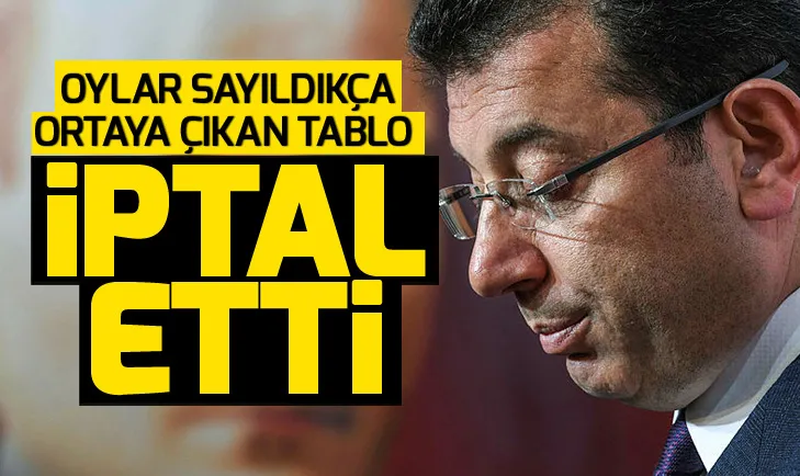 İstanbulda Ekrem İmamoğlundan son dakika kararı! Oy farkı kapanmaya başlayınca bakın ne yaptı