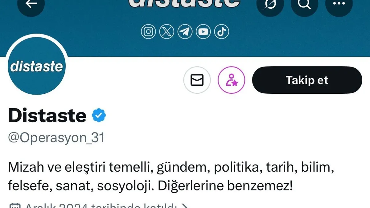 Ankara'da sosyal medya operasyonu! Distaste sayfasının yöneticisi yakalandı