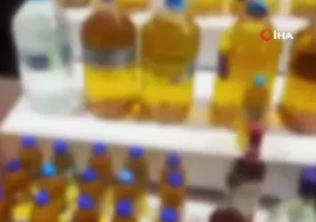 227 litre sahte alkol ele geçirildi