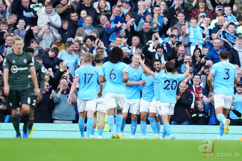 Haaland durdurulamıyor! Yine attı Manchester City farka koştu 4