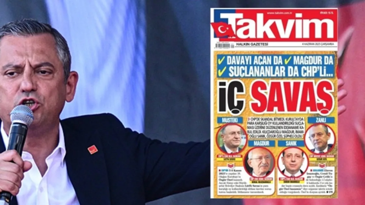 "Basın özgürlüğü" diyen CHP'li Özel'den Takvim Gazetesi'ne skandal tehditler: Takvim'i takvimime not ettim