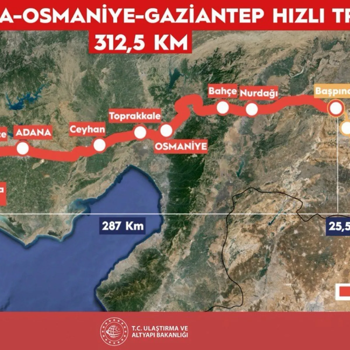 Gaziantep Mersin Limanı’na yüksek hızda bağlanacak