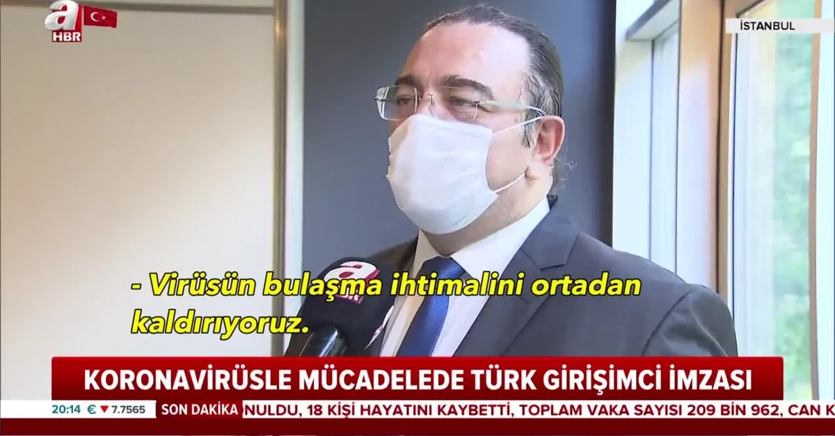 Türk girişimciler dünyada ilki başardı! Kovid-19'u yok eden buluş