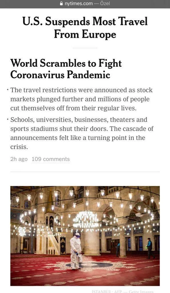 Batı medyasından eş zamanlı algı operasyonu! BBC, CNN ve New York Times koronavirüs üzerinden Türkiye’yi hedef aldı