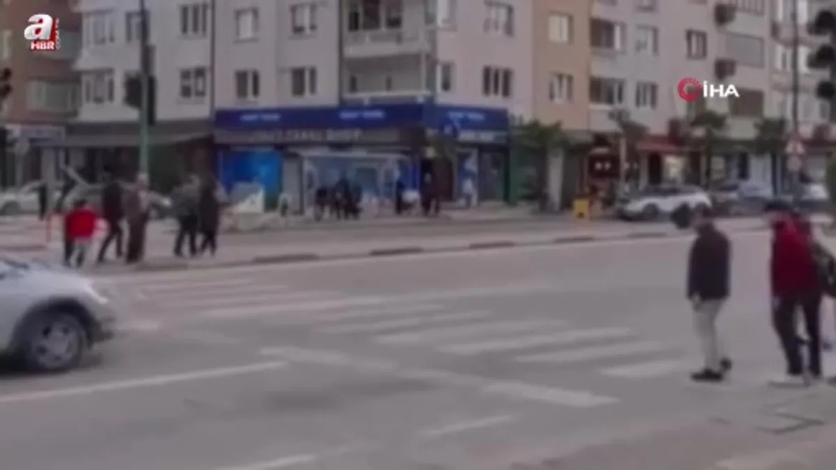 Kaza anı kask kamerasına yansıdı