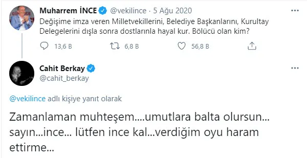 Son dakika: CHP’li Cahit Berkay’dan istifa eden vekillere tepki: Size oy verenleri enayi yerine koydunuz