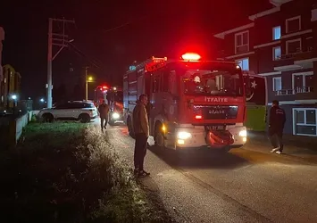 Kocaeli'de boş evde yangın alarmı!