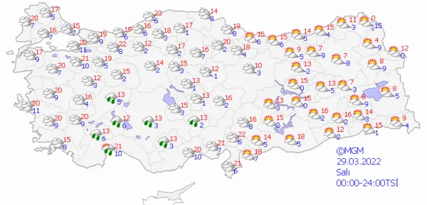 1648219419198.png Önce yağmur sonra güneş! Sıcaklıklar 20 dereceye yükselecek! Meteoroloji 5 günlük raporu güncelledi! İstanbul Ankara İzmir hava durumu... - 8
