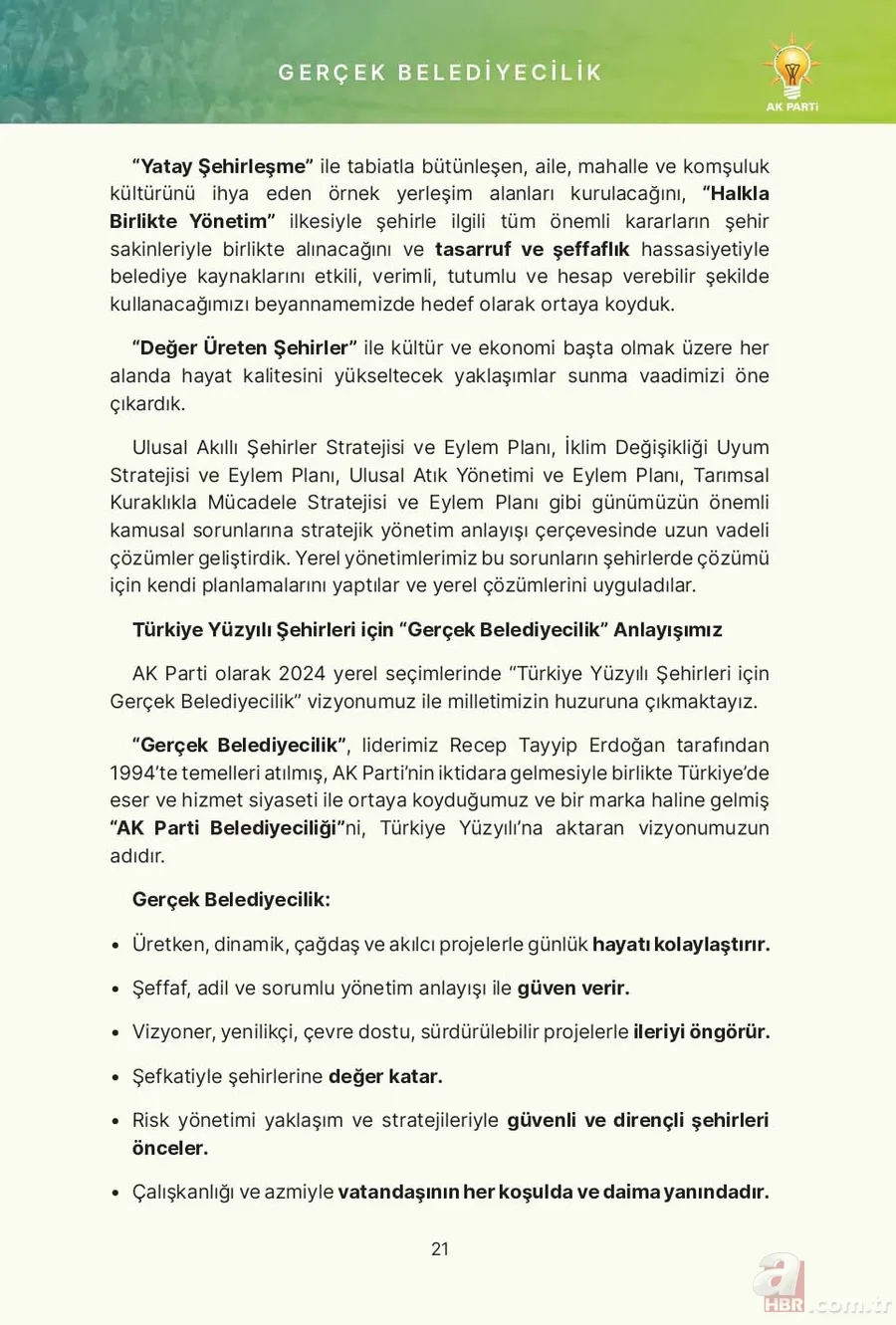 İşte AK Parti'nin yerel seçim beyannamesi! 85 milyonu ilgilendiriyor: Gençlerden yaşlılara, aileden engelliye... 17