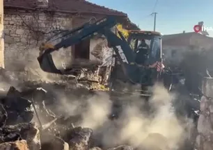 Manisa Gördes'te yangın felaketi