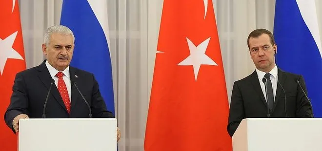 BAŞBAKAN YILDIRIM İLE MEDVEDEV GÖRÜŞTÜ
