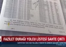 Yolcu listesi sahte çıktı