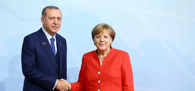 Son dakika: Başkan Erdoğan ile Merkel’den kritik görüşme