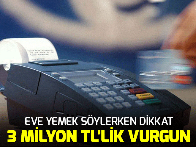 Eve yemek söylerken dikkat! Yakalandılar...