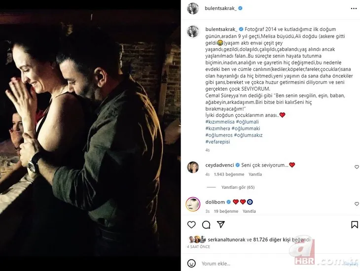 Boşanma iddiaları sonrası Bülent Şakrak’tan Ceyda Düvenci paylaşımı: Hiç bırakmayacağım