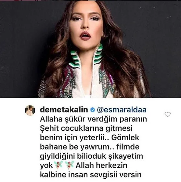 Müslüm Gürses'in gömleğini alan Demet Akalın'dan Muhterem Nur'a cevap - 1