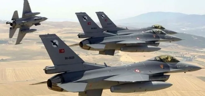 Jetler terör örgütü PKK’ya ait hedeflere bomba yağdırdı
