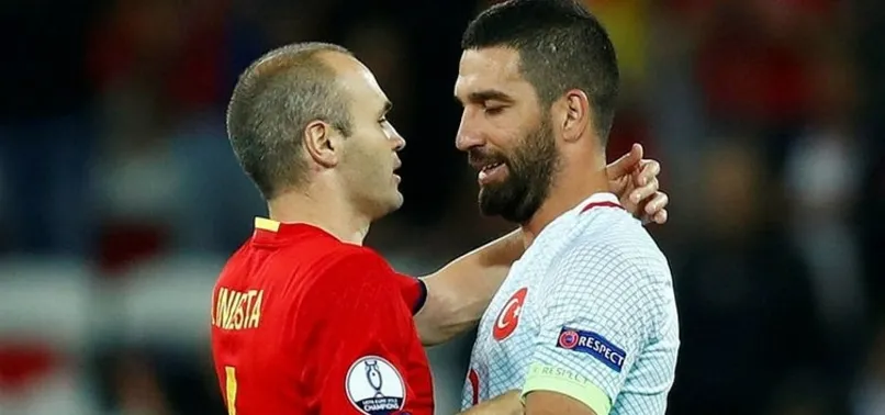 Iniesta'dan Arda Turan'a veda