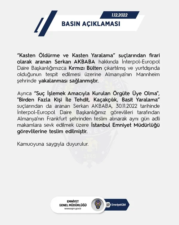1669907557151.jpg Kırmızı bülten ile aranan Serkan Akbaba Almanya'da yakalandı! Türkiye'ye getirildi - 2