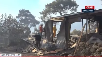 Muğla’da orman yangını! A Haber bölgede