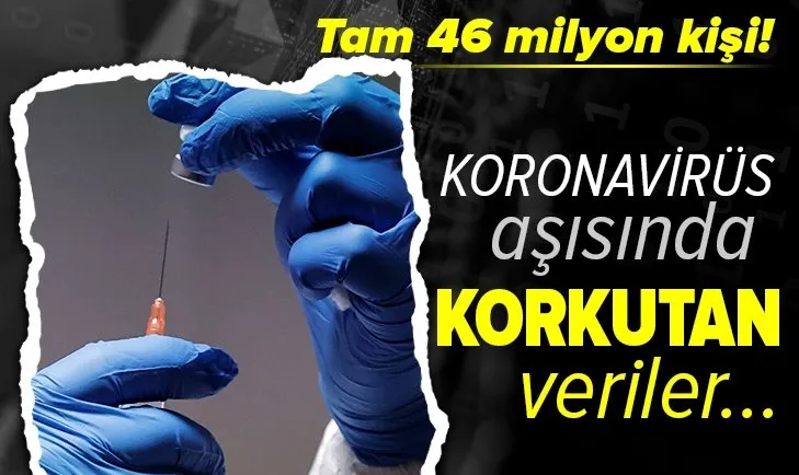 Aşı hakkında korkutan gerçek! Tam 46 milyon kişiye uygulanamıyor