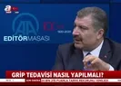 Bakan Kocadan canlı yayında grip İnfluenza açıklaması