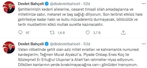 Son dakika: Akçakale Şanlıurfa hudut hattında 3 Mehmetçik şehit oldu