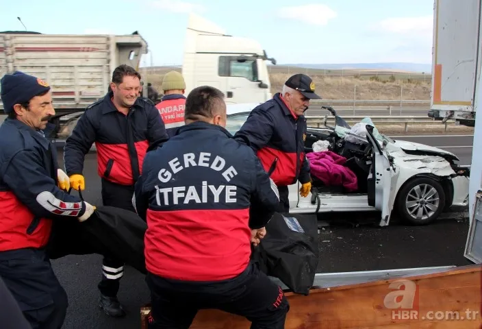 Kendisi öldü annesi yaralandı! Korkunç kaza 3