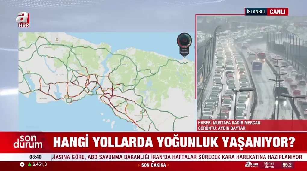 İstanbul trafiğinde son durum ne?