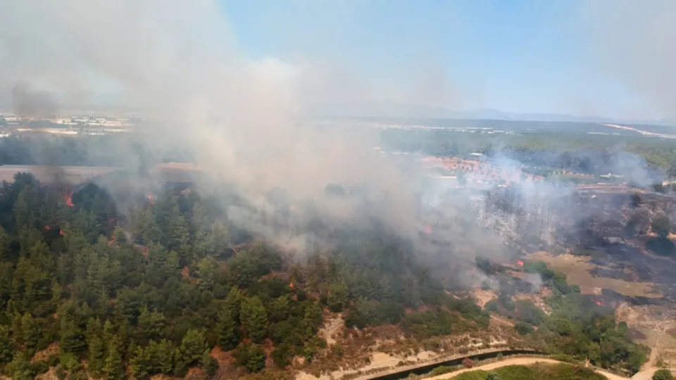 Antalya'da orman yangını