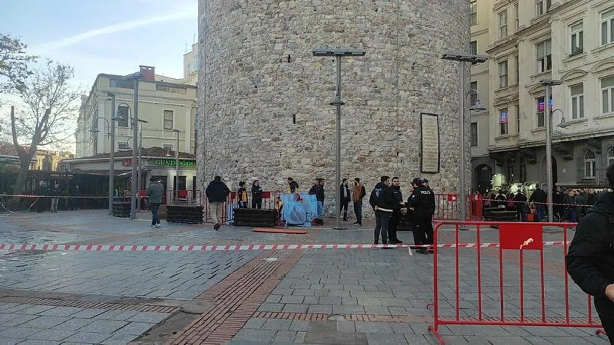 Acı olay! Galata Kulesi'nden düşerek öldü