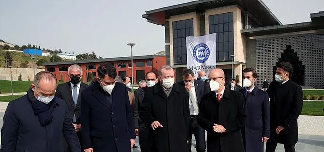 Başkan Erdoğan Marmara Üniversitesi Recep Tayyip Erdoğan Külliyesi ve Barbaros Hayrettin Paşa Camii inşaatını inceledi