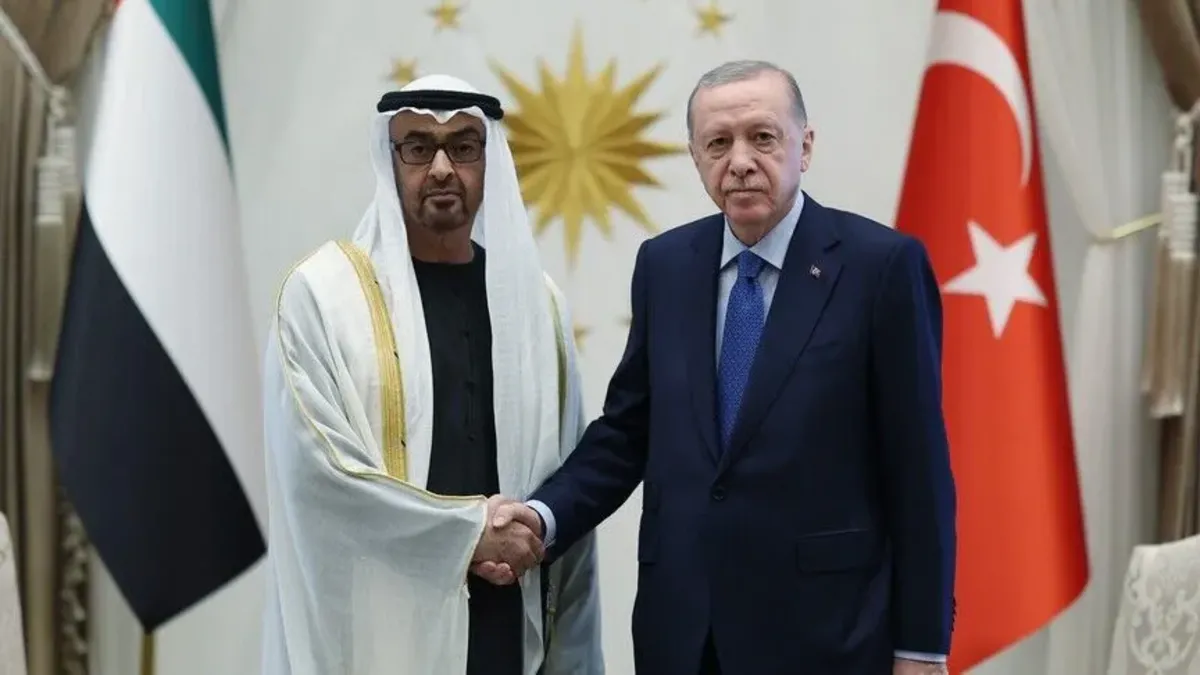 Başkan Erdoğan, BAE Devlet Başkanı Al Nahyan ile görüştü