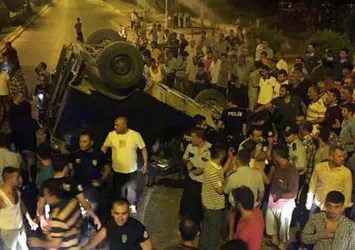 Polis aracı kaza yaptı: 1 şehit