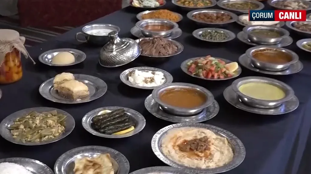 Çorum'un tescilli lezzetleri sahnede