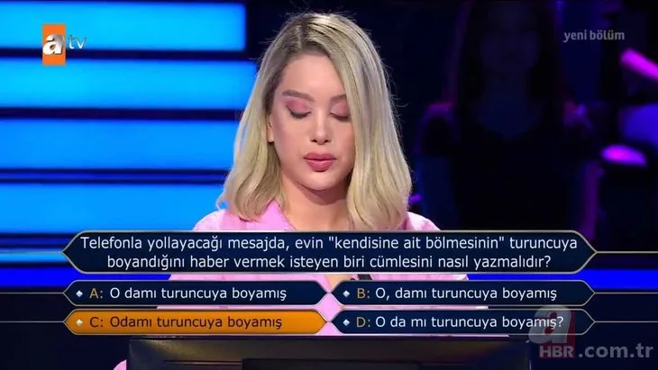 Milyoner'e damga vuran yarışmacı: Bu soruda elenmek marifet ister! ''Onur öğrencisi olarak mezun oldum'' dedi ama...