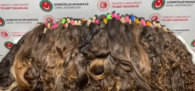 Sabiha Gökçen Havalimanı’nda “saç” operasyonu: 69 kilogram insan saçı ele geçirildi