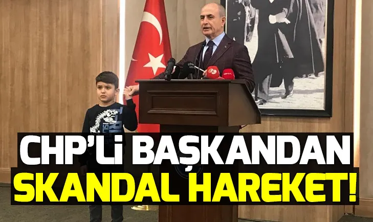 CHPli Hasan Akgünden tepki çeken hareket