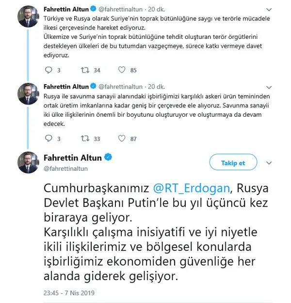 Fahrettin Altun'dan Rusya ziyaretine ilişkin önemli açıklama - 1