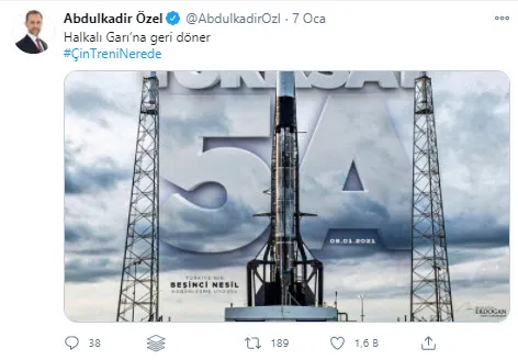 Türksat 5A uydusuna ’yapay gündem’ diyen Halk TV sunucusu Özlem Gürses’e sert tepki