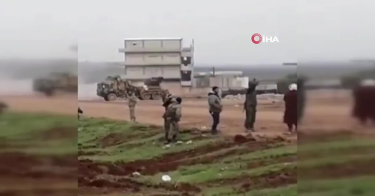 TSK Halep'te Esad rejimi hedeflerini vurdu! O anlar kamerada...