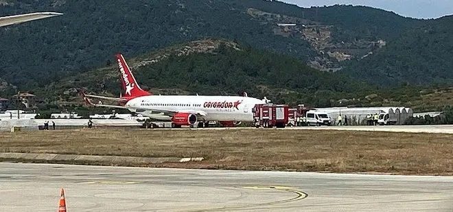 Antalya’da pistte tekeri patlayan uçak kaldırıldı! 190 kişi ölümden dönmüştü