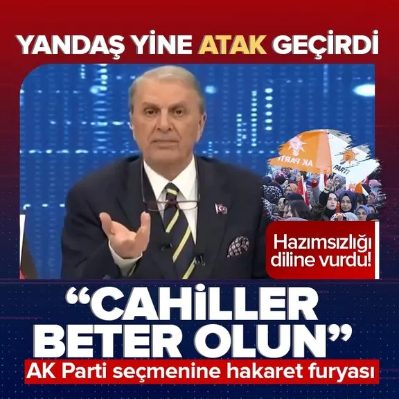 CHP yandaşı gazeteci Can Ataklı’nın hazımsızlığı diline vurdu!  AK Parti seçmenine skandal hakaret furyası: Cahil, beter ol...