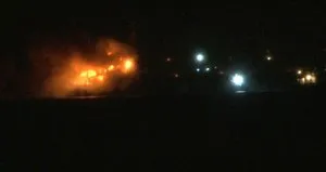 Pendik’te yük gemisinde yangın!
