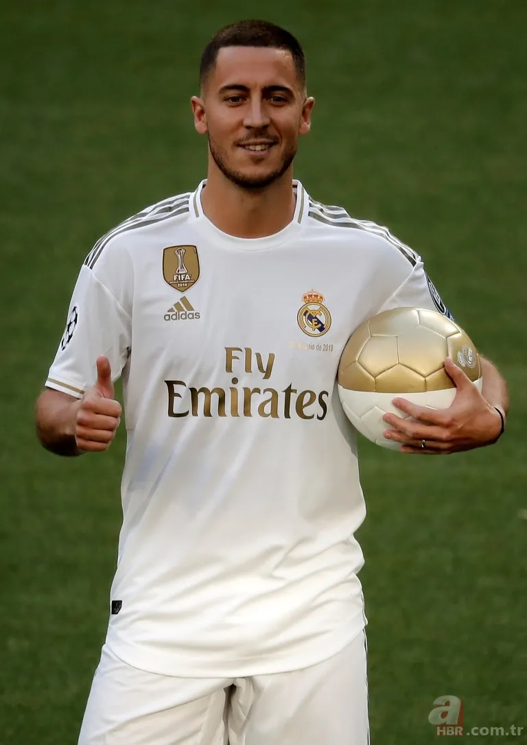 Real Madrid, en pahalı transferi Eden Hazard'ı tanıttı 13
