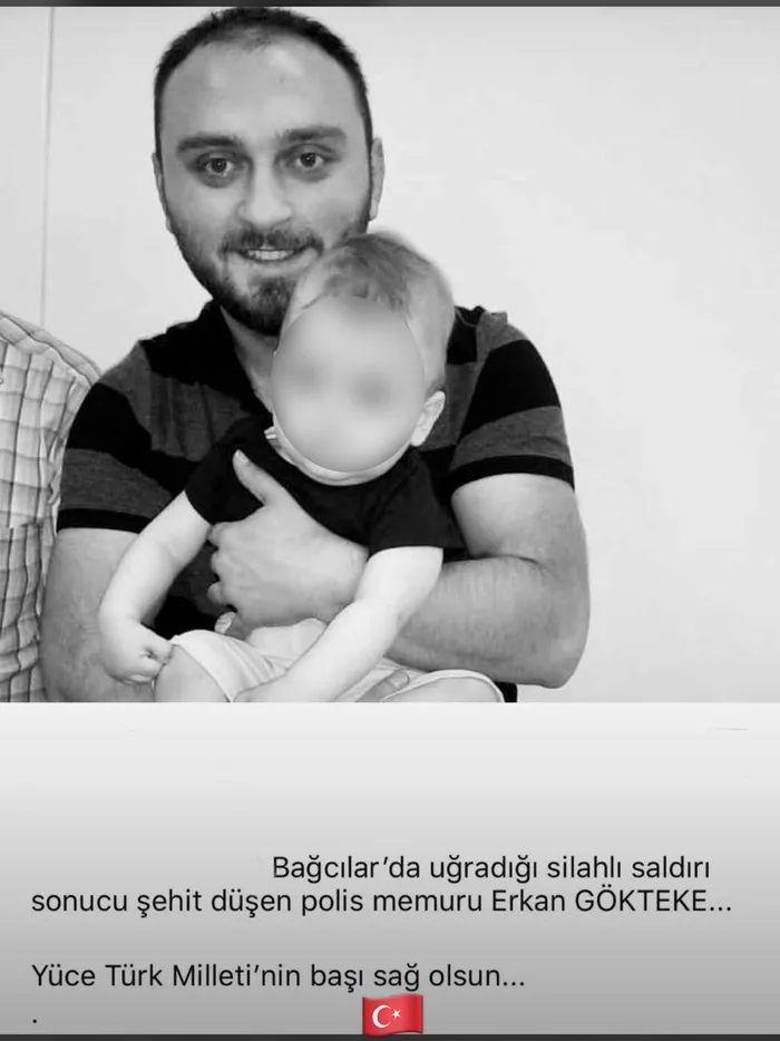 Bağcılar'da şehit olan polisin sokağına Türk Bayrağı asıldı - 2