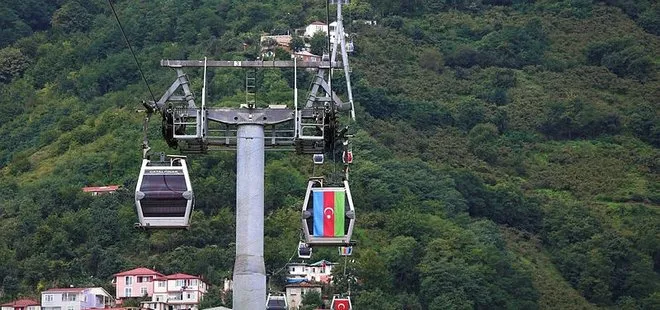 Ordu’da teleferiğe Türk ve Azerbaycan bayrakları asıldı! Bugün Ordu’da Elbet Karabağ’da