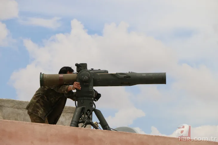 PKK’lı teröristlerin elinde ABD yapımı TOW tanksavarlar Fırat Kalkanı bölgesine çevrildi! İşte o görüntüler