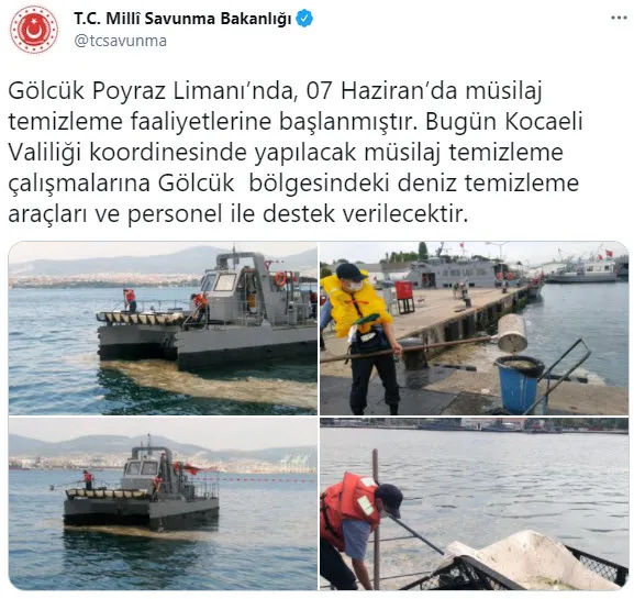Milli Savunma Bakanlığı'ndan müsilaj temizliğine destek - 3